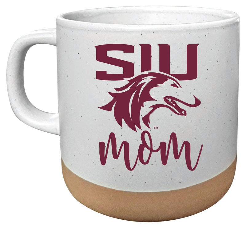 Southern Illinois Salukis 14 oz Mug with Clay Bottom Mom Design Officially Licensed