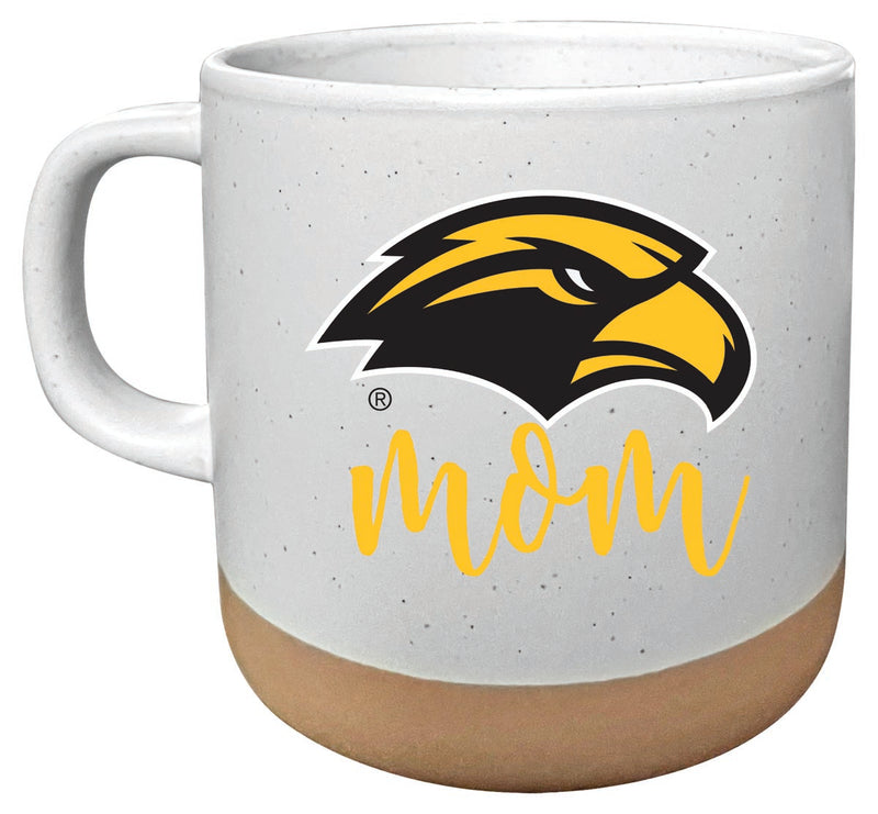 Southern Mississippi Golden Eagles 14 oz Mug with Clay Bottom Mom Design Officially Licensed