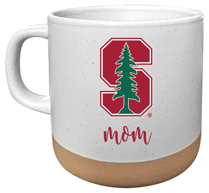 Stanford University 14 oz Mug with Clay Bottom Mom Design Officially Licensed