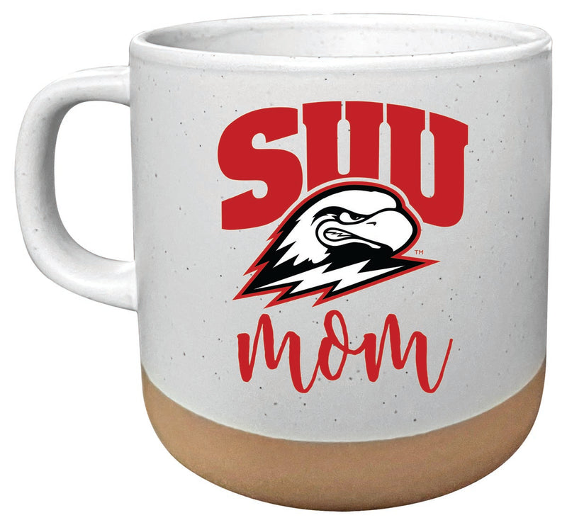 Southern Utah University 14 oz Mug with Clay Bottom Mom Design Officially Licensed
