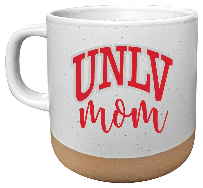 UNLV Rebels 14 oz Mug with Clay Bottom Mom Design Officially Licensed