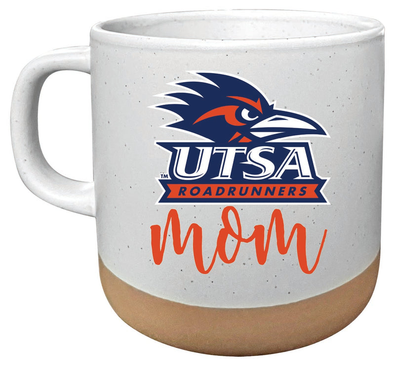 UTSA Roadrunners 14 oz Mug with Clay Bottom Mom Design Officially Licensed