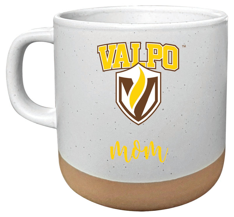 Valparaiso University 14 oz Mug with Clay Bottom Mom Design Officially Licensed