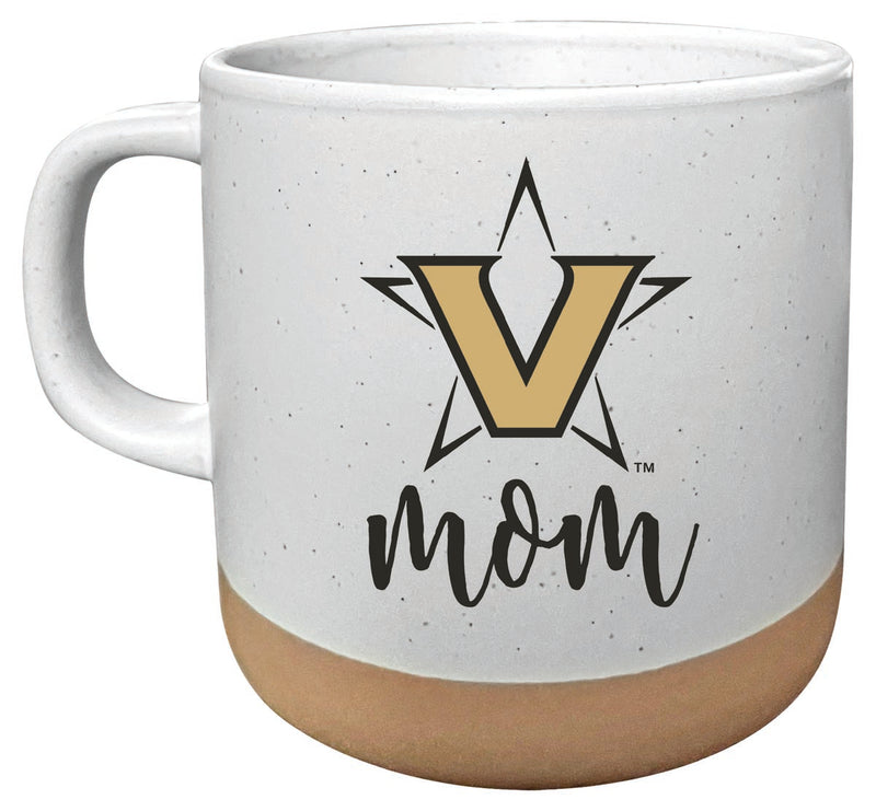 Vanderbilt University 14 oz Mug with Clay Bottom Mom Design Officially Licensed