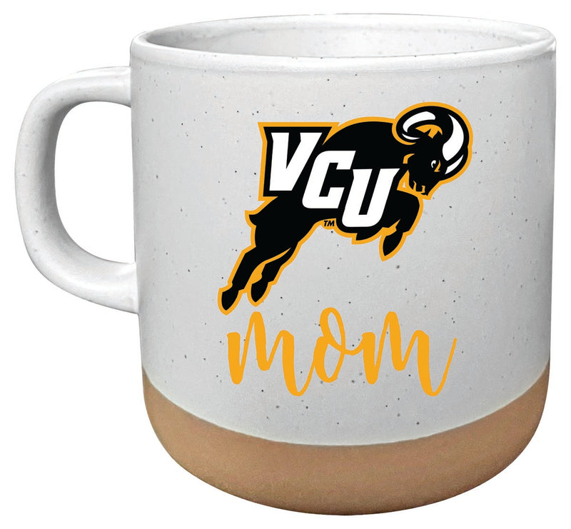 Virginia Commonwealth 14 oz Mug with Clay Bottom Mom Design Officially Licensed
