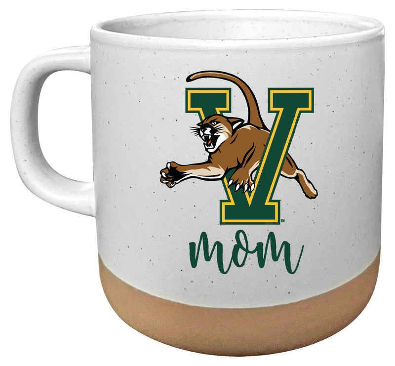 Vermont Catamounts 14 oz Mug with Clay Bottom Mom Design Officially Licensed