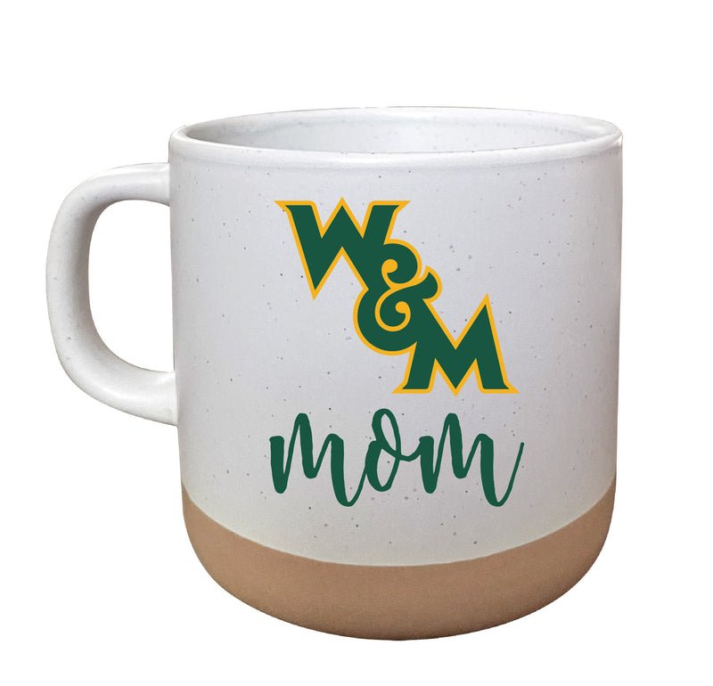 William and Mary 14 oz Mug with Clay Bottom Mom Design Officially Licensed