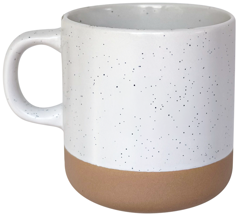 Custom 14 oz Mug with Clay Bottom