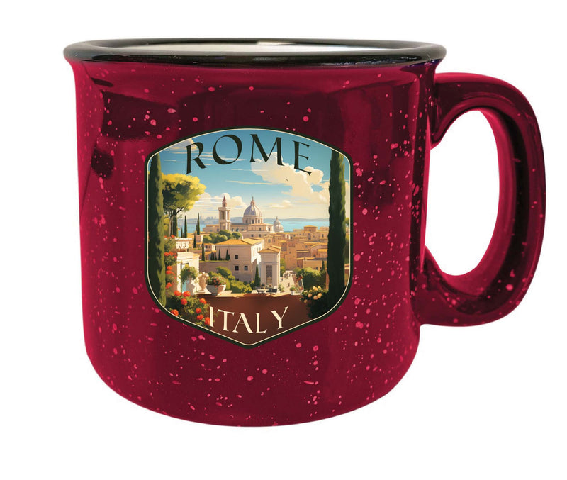 Rome Italy Design C Souvenir 16 oz Ceramic camping mug
