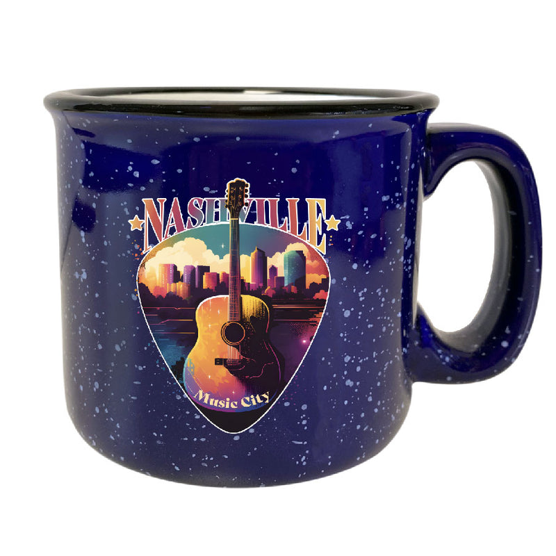 Nashville Tennessee Music City Souvenir 16 oz Ceramic Camping Mug