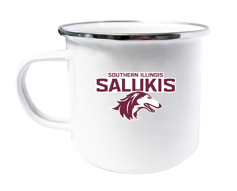 Southern Illinois Salukis NCAA Tin Camper Coffee Mug - White