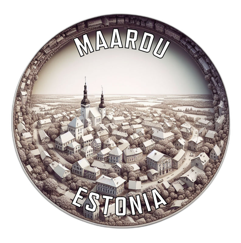 Maardu Estonia Souvenir Vinyl Decal Sticker 2-Inch
