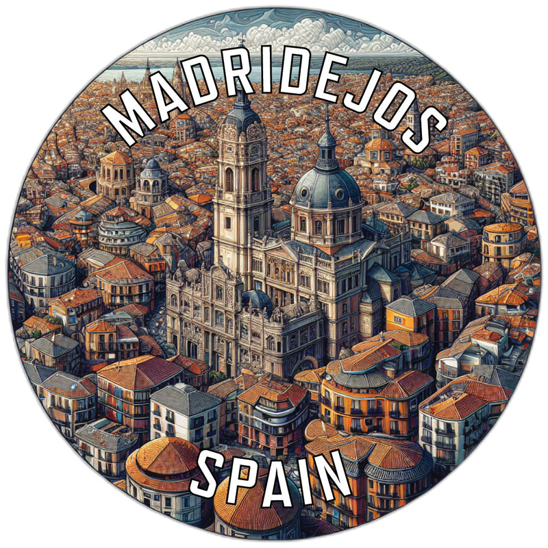 Madridejos Spain Souvenir Die Cut Flat Magnet 2-Inch