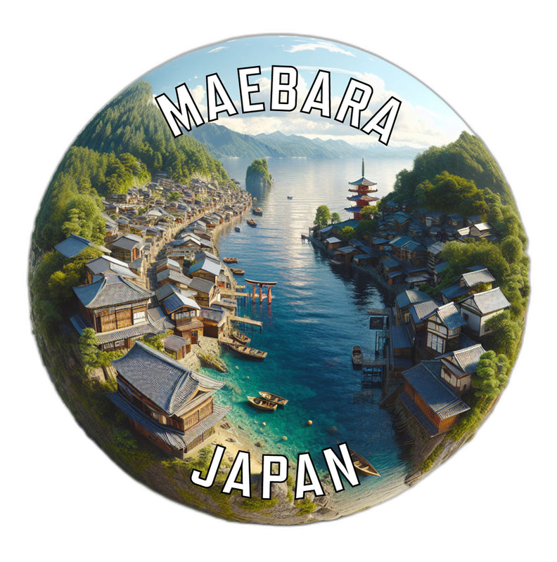 Maebara Japan Souvenir Vinyl Decal Sticker 2-Inch