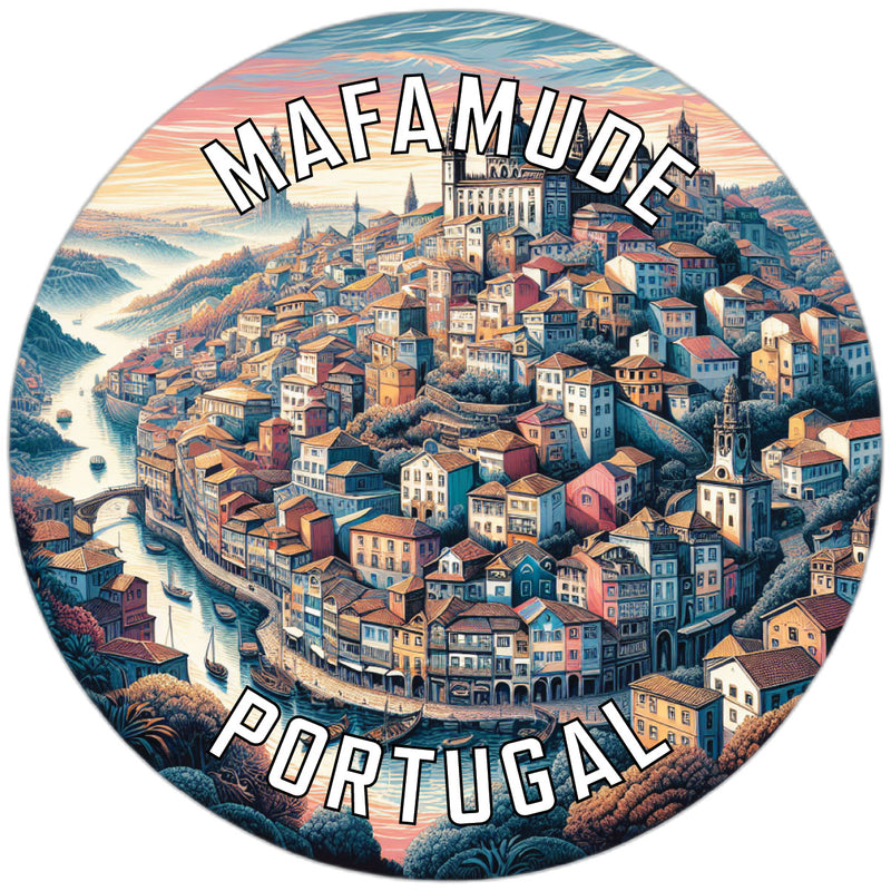Mafamude Portugal Souvenir Vinyl Decal Sticker 6-Inch