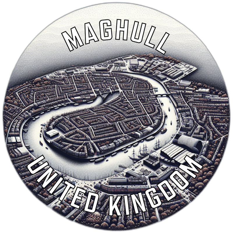 Maghull United Kingdom Souvenir Vinyl Decal Sticker 2-Inch