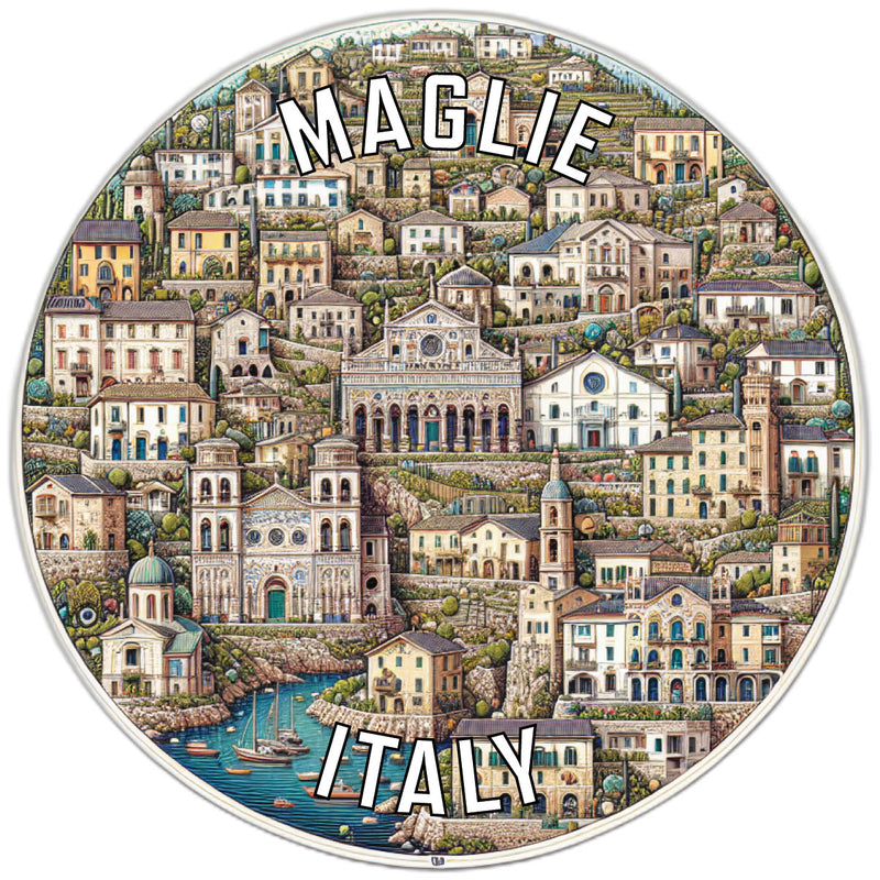 Maglie Italy Souvenir Vinyl Decal Sticker 6-Inch