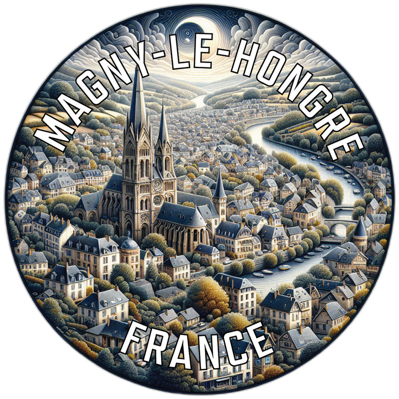 Magny le Hongre France Souvenir Vinyl Decal Sticker 6-Inch