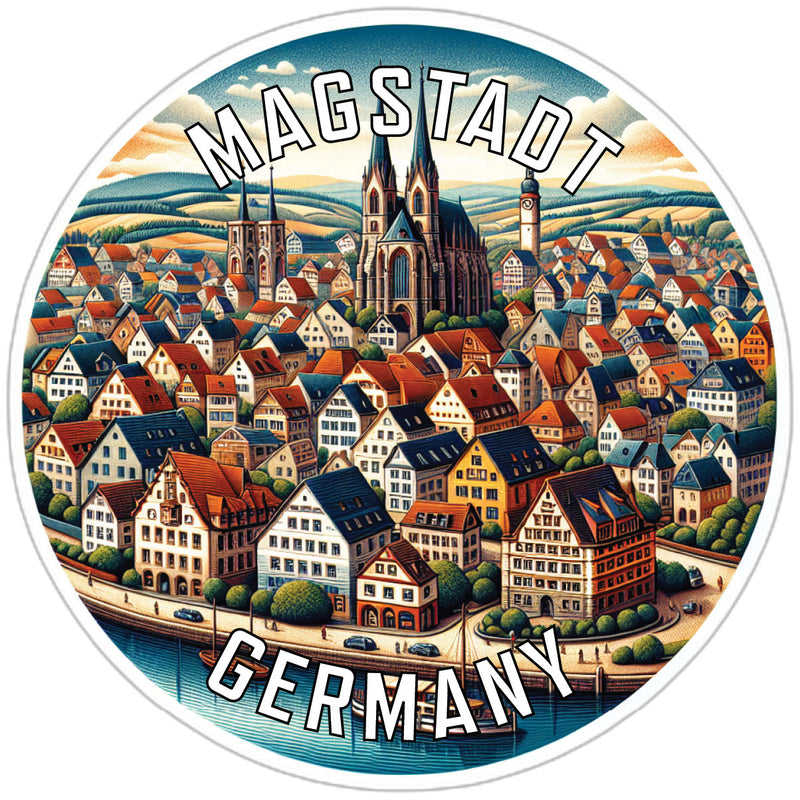 Magstadt Germany Souvenir Vinyl Decal Sticker 2-Inch