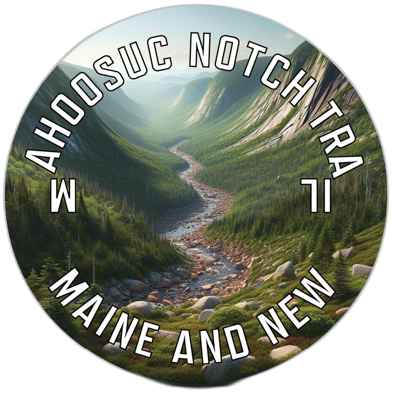 Mahoosuc Notch Trail Souvenir Vinyl Decal Sticker 2-Inch