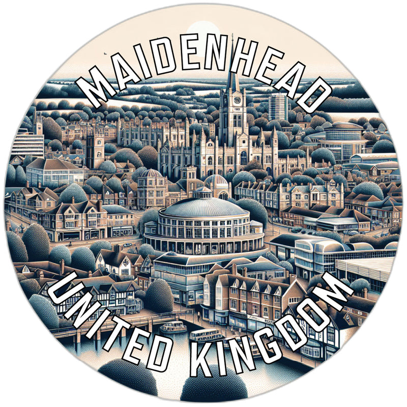 Maidenhead United Kingdom Souvenir Vinyl Decal Sticker 2-Inch
