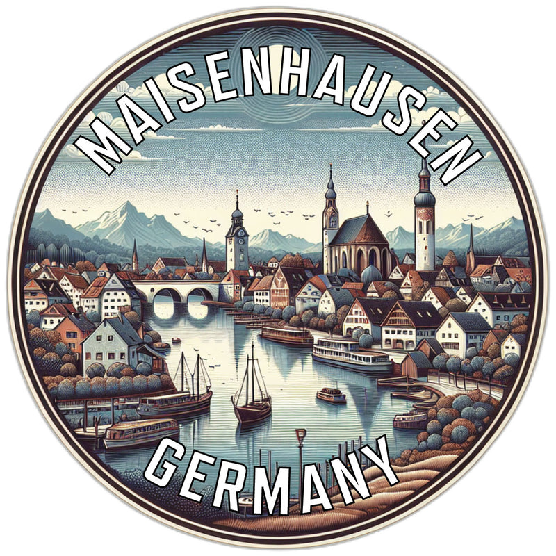Maisenhausen Germany Souvenir Vinyl Decal Sticker 6-Inch