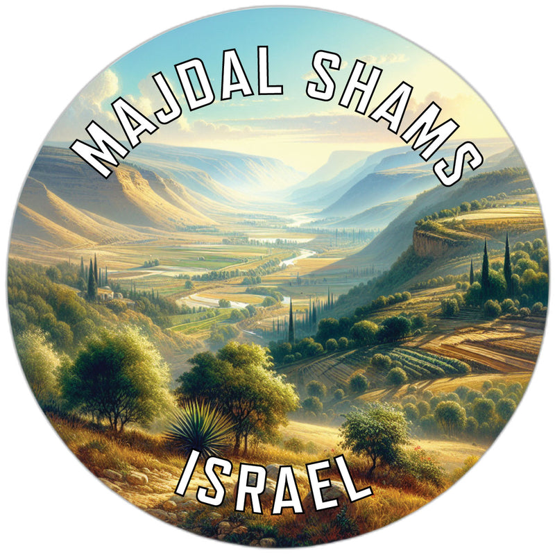 Majdal Shams Israel Souvenir Vinyl Decal Sticker 2-Inch