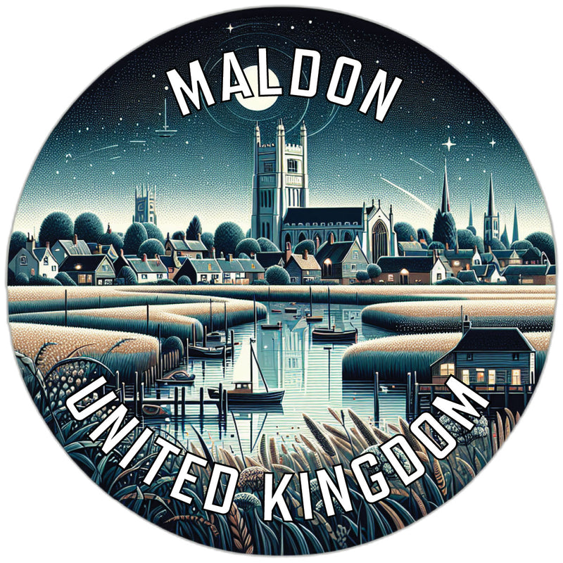 Maldon United Kingdom Souvenir Vinyl Decal Sticker 6-Inch