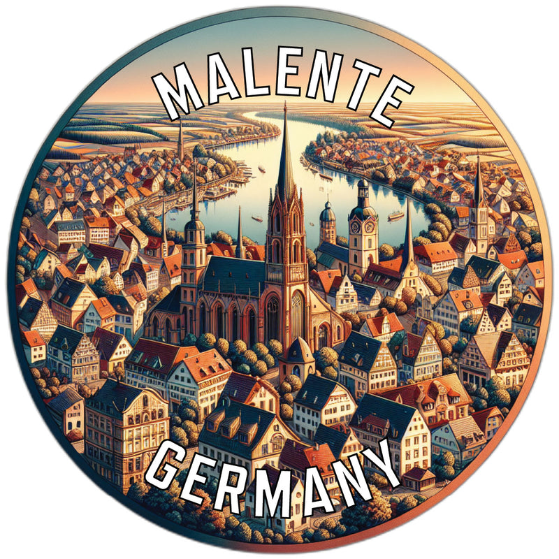 Malente Germany Souvenir Vinyl Decal Sticker 2-Inch