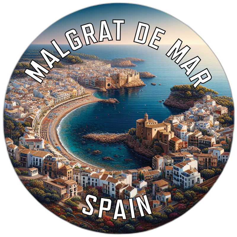 Malgrat de Mar Spain Souvenir Vinyl Decal Sticker 2-Inch
