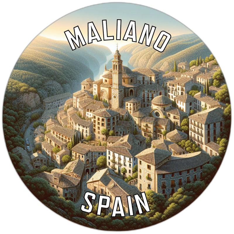 Maliano Spain Souvenir Vinyl Decal Sticker 2-Inch