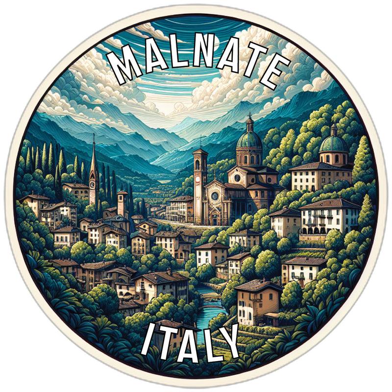 Malnate Italy Souvenir Vinyl Decal Sticker 6-Inch