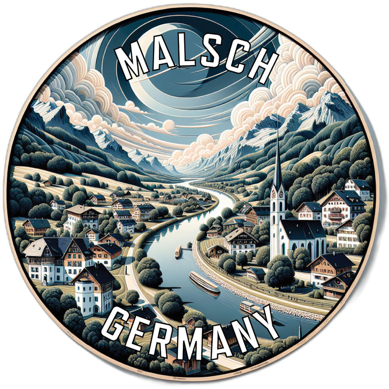 Malsch Germany Souvenir Vinyl Decal Sticker 2-Inch