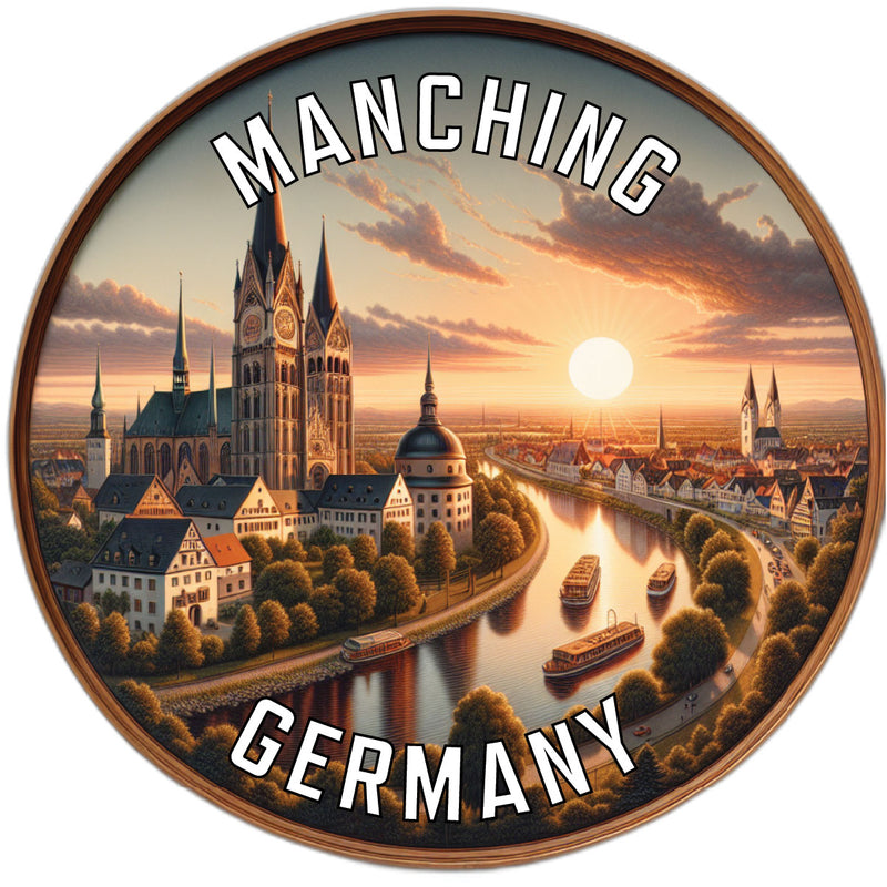 Manching Germany Souvenir Vinyl Decal Sticker 6-Inch