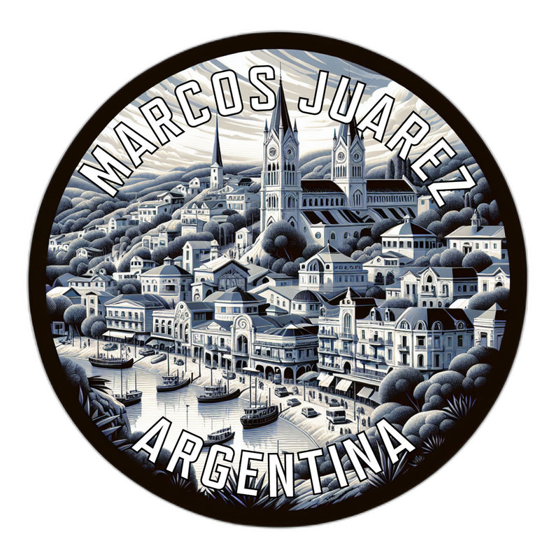 Marcos Juarez Argentina Souvenir Die Cut Flat Magnet 6-Inch