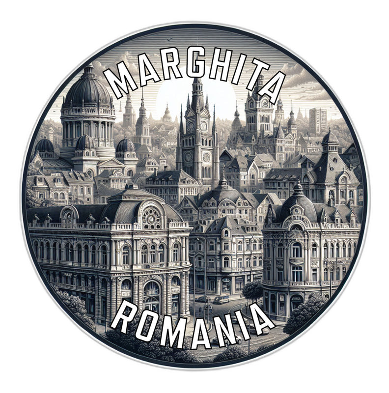 Marghita Romania Souvenir Die Cut Flat Magnet 6-Inch