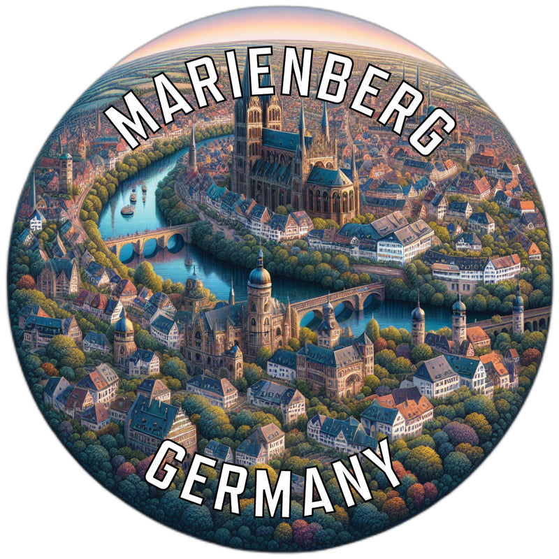 Marienberg Germany Souvenir Vinyl Decal Sticker 2-Inch