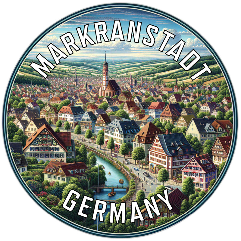 Markranstadt Germany Souvenir Vinyl Decal Sticker 3-Inch