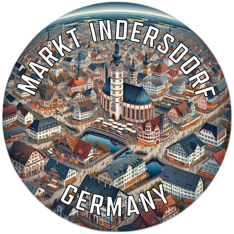 Markt Indersdorf Germany Souvenir Vinyl Decal Sticker 2-Inch