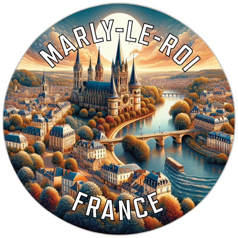 Marly le Roi France Souvenir Vinyl Decal Sticker 2-Inch