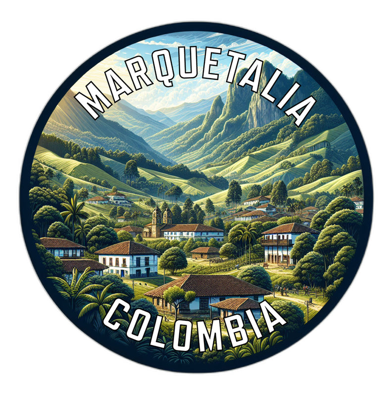 Marquetalia Colombia Souvenir Die Cut Flat Magnet 2-Inch