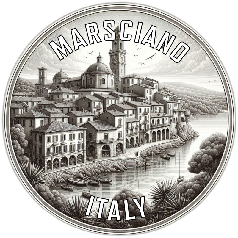 Marsciano Italy Souvenir Die Cut Flat Magnet 2-Inch