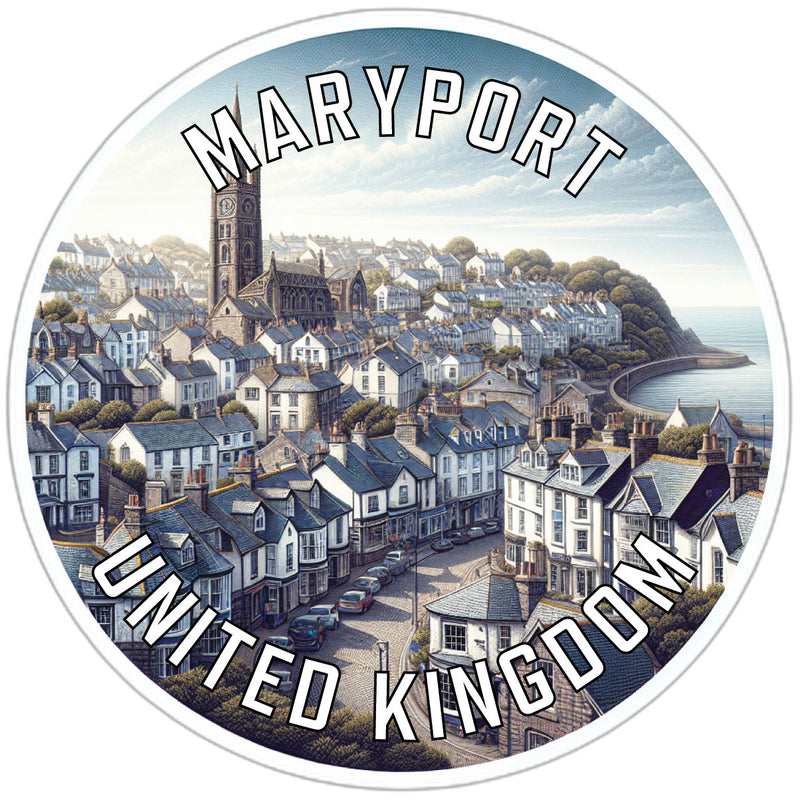 Maryport United Kingdom Souvenir Die Cut Flat Magnet 2-Inch