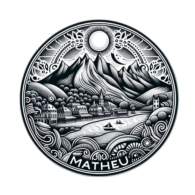 Matheu Argentina_updated Souvenir Die Cut Flat Magnet 6-Inch