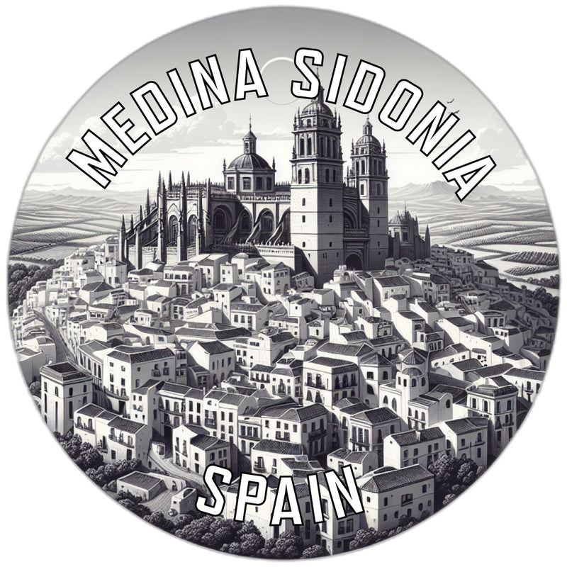 Medina Sidonia Spain Souvenir Die Cut Flat Magnet 6-Inch
