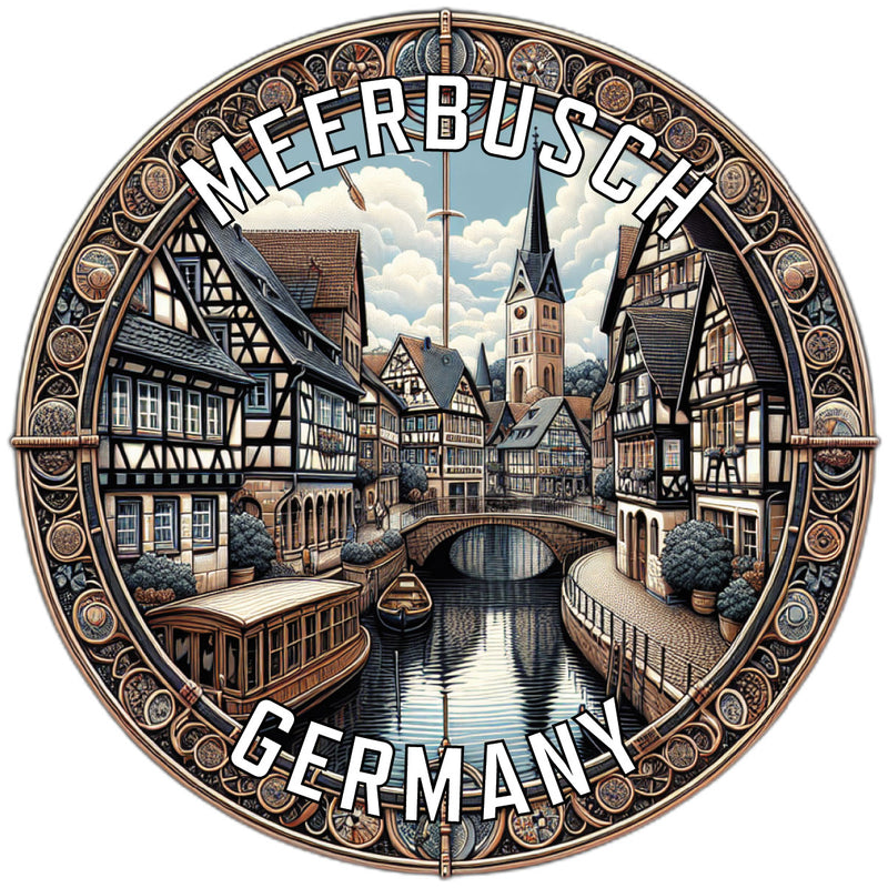 Meerbusch Germany Souvenir Die Cut Flat Magnet 6-Inch