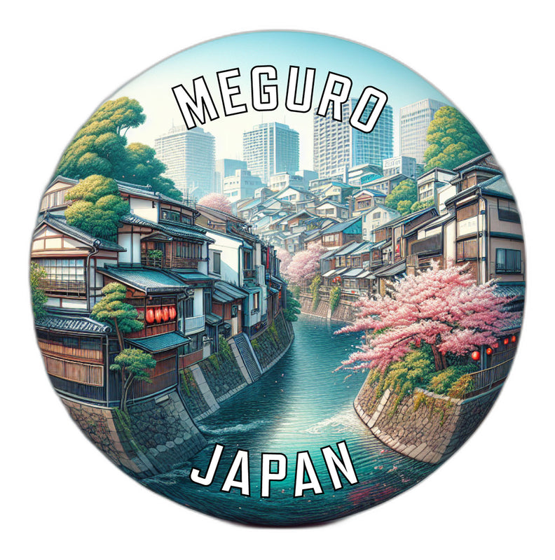 Meguro Japan Souvenir Vinyl Decal Sticker 6-Inch