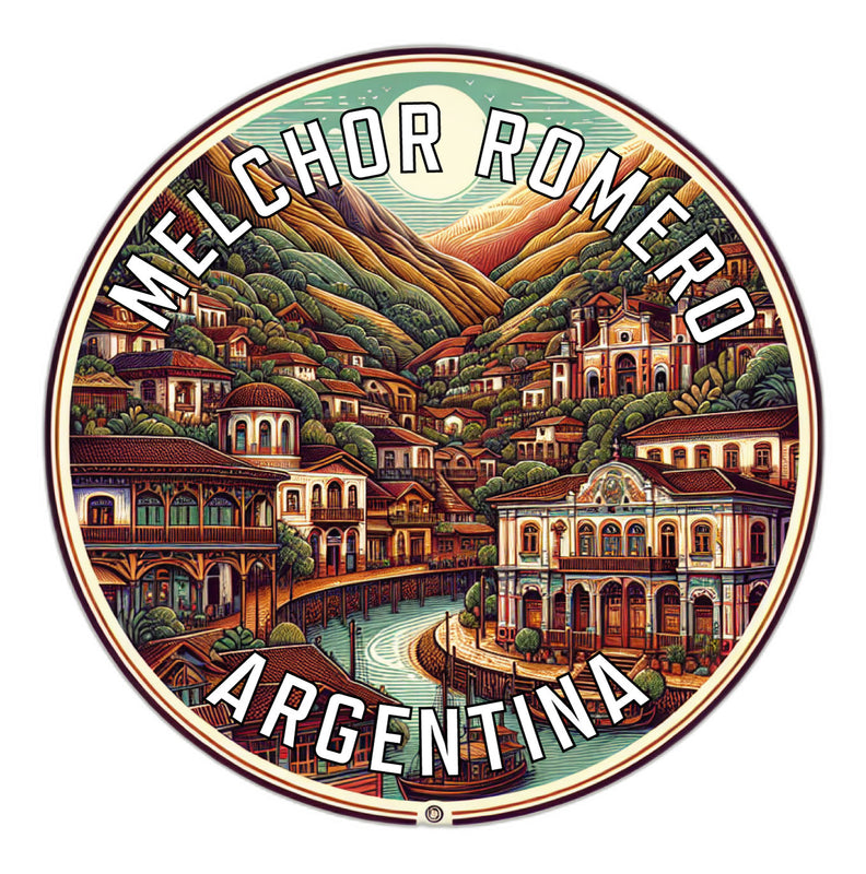Melchor Romero Argentina Souvenir Vinyl Decal Sticker 2-Inch