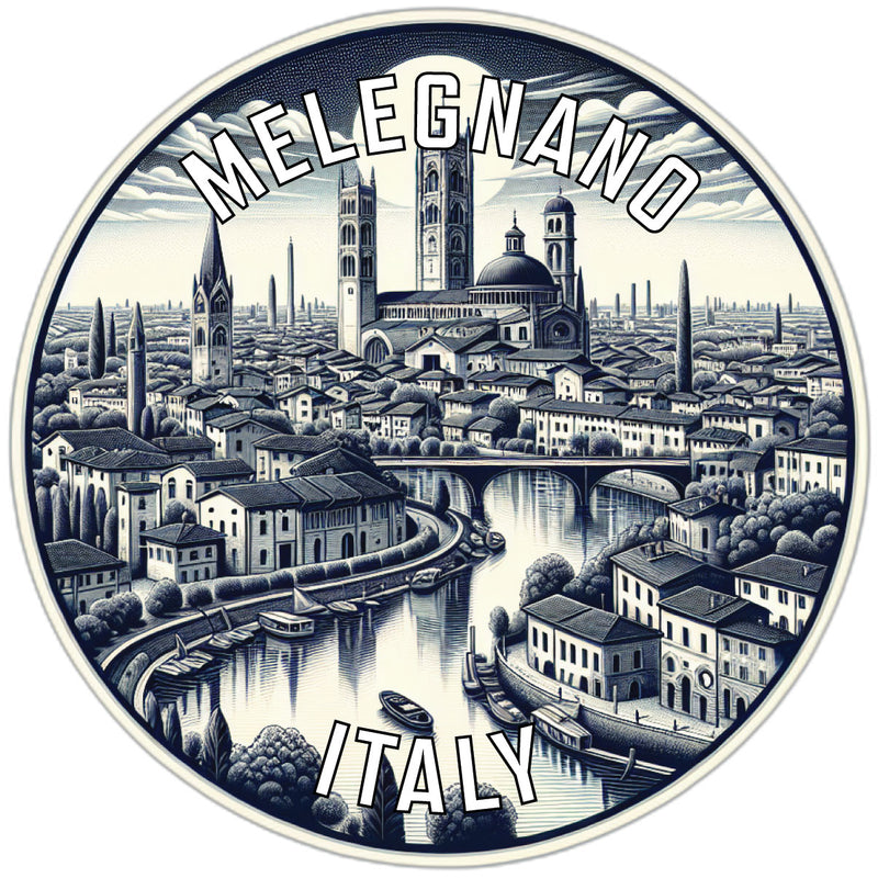 Melegnano Italy Souvenir Vinyl Decal Sticker 2-Inch