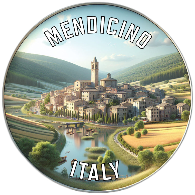 Mendicino Italy Souvenir Die Cut Flat Magnet 2-Inch
